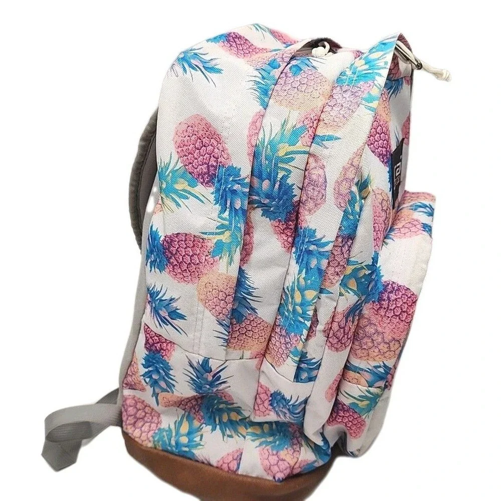 Jansport Trans Backpack Bag Tote Pink Pineapple School 18